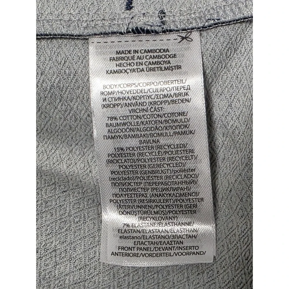 Polo‎ Ralph Lauren Sz Large Blue Gray Vest Team USA French Terry Cotton Full Zip